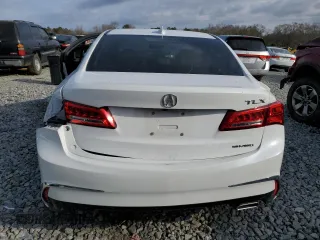 2018 Acura TLX w/Technology Pkg with VIN 19UUB3F55JA000511, listed as a Copart auction lot 47259135 with 48,259 mi miles and Salvage Title. Bid and sale history available at carsss.com. Image 6.