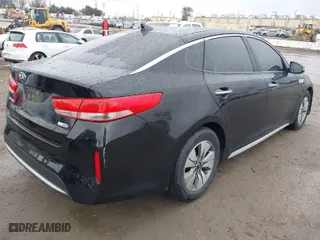 2017 Kia Optima Hybrid with VIN KNAGT4LC3H5005336, listed as a IAAI auction lot 41779828 with 122,951 mi miles. Bid and sale history available at carsss.com. Image 4.