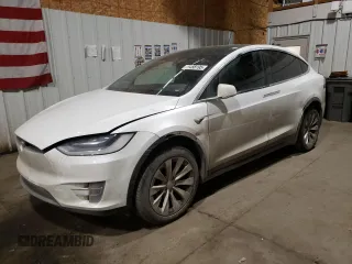 2019 Tesla Model X 75D with VIN 5YJXCDE23KF180330, listed as a Copart auction lot 45488195 with 40,918 mi miles and Salvage Title. Bid and sale history available at carsss.com. Image 1.