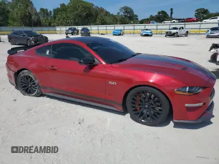 2020 Ford Mustang GT z VIN 1FA6P8CF6L5175127, wystawiony jako Copart lot #57690115 z przebiegiem 53 379 mil mil oraz Szkoda całkowita • Salvage title. Historia ofert i sprzedaży dostępna na DreamBid. Obrazek 4.