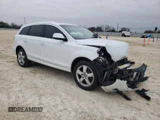 2014 Audi Q7 3.0T Premium Plus with VIN WA1LGAFE4ED005861, listed as a Copart auction lot 45318915 with 0 mi miles and Salvage Title. Bid and sale history available at carsss.com. Image 4.