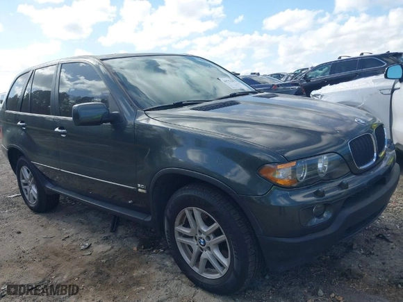 2006 BMW X5 3.0i with VIN 5UXFA135X6LY28213, listed as a IAAI auction lot 40751875 with 89,527 mi miles. Bid and sale history available at carsss.com. Image 1.