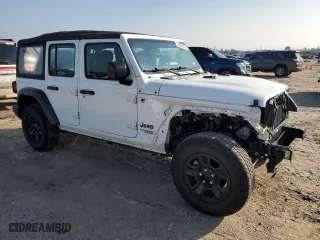 2018 Jeep Wrangler Unlimited Sport with VIN 1C4HJXDN8JW238708, listed as a Copart auction lot 86682094 with 59,064 mi miles and Salvage Title. Bid and sale history available at carsss.com. Image 4.
