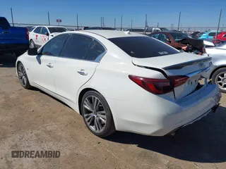 2018 Infiniti Q50 3.0t LUXE with VIN JN1EV7AP5JM355898, listed as a IAAI auction lot 40455903 with 80,812 mi miles. Bid and sale history available at carsss.com. Image 3.