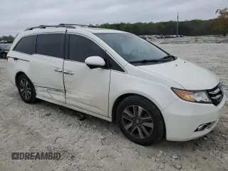 2016 Honda Odyssey Touring Elite with VIN 5FNRL5H91GB038752, listed as a Copart auction lot 50680985 with 81,576 mi miles and Salvage Title. Bid and sale history available at carsss.com. Image 4.