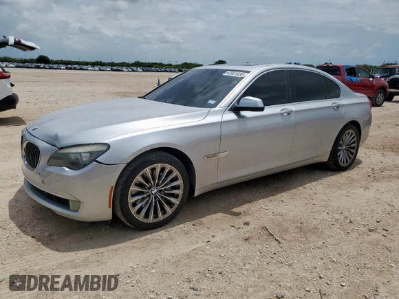 2012 BMW 7 Series 740i with VIN WBAKA4C5XCC613599, listed as a Copart auction lot 62951835 with 102,534 mi miles and Clean title. Bid and sale history available at DreamBid. Image 1.