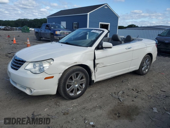 2008 Chrysler Sebring Limited with VIN 1C3LC65M98N634638, listed as a Copart auction lot 61707105 with 118,552 mi miles and Clean title. Bid and sale history available at DreamBid. Image 1.