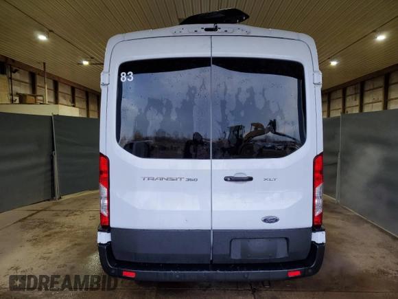 2023 Ford Transit Passenger XL with VIN 1FBAX2C85PKA93789, listed as a Copart auction lot 82843244 with 57,956 mi miles and Clean Title. Bid and sale history available at DreamBid. Image 6.