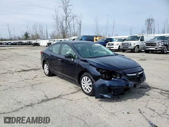 2020 Subaru Impreza with VIN 4S3GKAB61L3614851, listed as a Copart auction lot 52774055 with 23,546 mi miles and Salvage title. Bid and sale history available at DreamBid. Image 14.