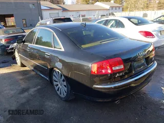 2005 Audi A8 L with VIN WAUML44E85N014712, listed as a IAAI auction lot 41463162 with 120,000 mi miles. Bid and sale history available at carsss.com. Image 3.