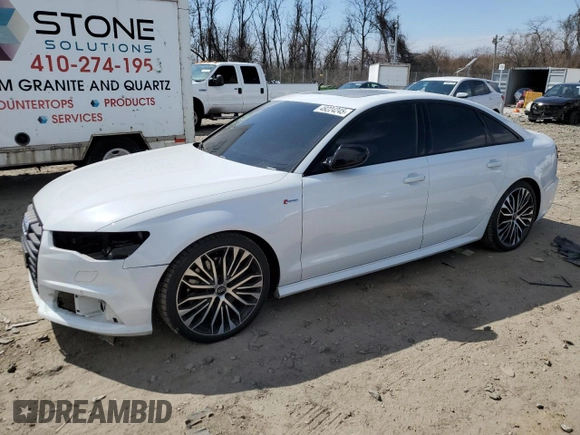 2018 Audi A6 Sport with VIN WAUF3AFCXJN064105, listed as a Copart auction lot 49224245 with 76,656 mi miles and Salvage Title. Bid and sale history available at carsss.com. Image 1.