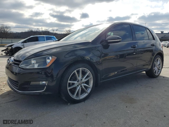 2015 Volkswagen Golf TDI SEL with VIN 3VW2A7AU8FM061261, listed as a Copart auction lot 45646315 with 84,640 mi miles and Salvage Title. Bid and sale history available at carsss.com. Image 1.