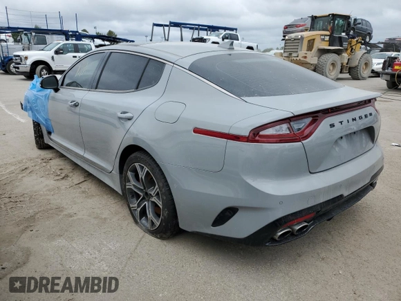 2019 Kia Stinger GT1 with VIN KNAE45LC1K6046642, listed as a Copart auction lot 64435054 with 89,049 mi miles and Salvage Title. Bid and sale history available at DreamBid. Image 2.