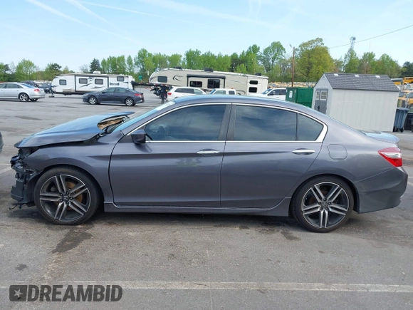 2016 Honda Accord Sport with VIN 1HGCR2F57GA127299, listed as a IAAI auction lot 42028396 with 122,956 mi miles and . Bid and sale history available at DreamBid. Image 15.