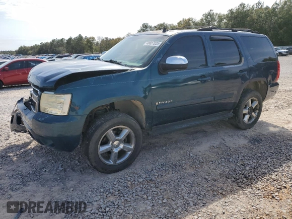 2007 Chevrolet Tahoe LT z VIN 1GNFK13007J135545, wystawiony jako Copart lot #48027025 z przebiegiem Nie podano mil oraz Szkoda całkowita • Salvage title. Historia ofert i sprzedaży dostępna na DreamBid. Obrazek 1.