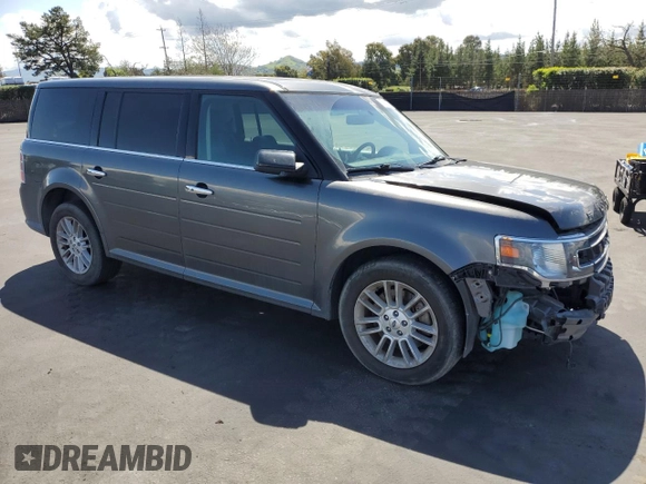 2018 Ford Flex SEL with VIN 2FMGK5C85JBA03284, listed as a Copart auction lot 51330995 with 50,746 mi miles and Salvage Title. Bid and sale history available at carsss.com. Image 4.