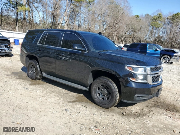 2018 Chevrolet Tahoe Commercial with VIN 1GNLCDEC6JR271180, listed as a Copart auction lot 43010395 with 141,527 mi miles and Salvage Title. Bid and sale history available at carsss.com. Image 4.
