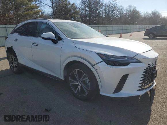 2025 Lexus RX 350 with VIN 2T2BAMCA8SC089337, listed as a Copart auction lot 42517005 with 442 mi miles and Salvage Title. Bid and sale history available at DreamBid. Image 4.