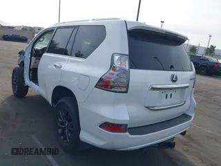 2021 Lexus GX with VIN JTJAM7BX6M5289404, listed as a IAAI auction lot 41695616 with 57,737 mi miles. Bid and sale history available at carsss.com. Image 3.