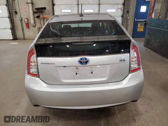 2014 Toyota Prius Four with VIN JTDKN3DU0E1743834, listed as a Copart auction lot 53026505 with 128,378 mi miles and Salvage Title. Bid and sale history available at carsss.com. Image 6.