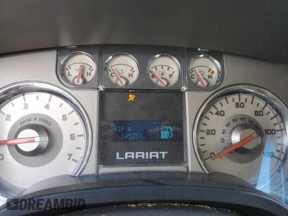 2010 Ford F-150 XL with VIN 1FTFW1CV0AFB14830, listed as a Copart auction lot 52652955 with 345,251 mi miles and Salvage Title. Bid and sale history available at carsss.com. Image 9.