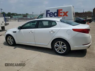 2013 Kia Optima EX z VIN 5XXGN4A78DG168380, wystawiony jako Copart lot #59314155 z przebiegiem Nie podano mil oraz Czysty tytuł • Clean title. Historia ofert i sprzedaży dostępna na DreamBid. Obrazek 2.