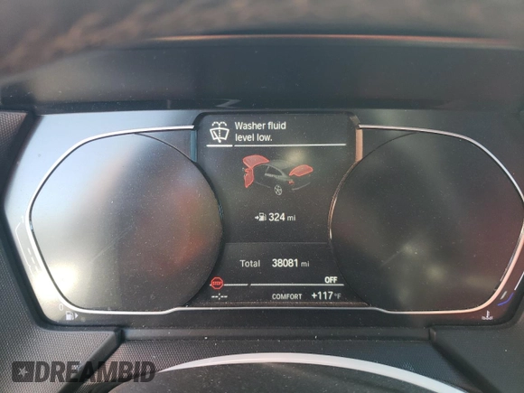 2020 BMW 2 Series M235i xDrive with VIN WBA13AL02L7F86225, listed as a Copart auction lot 68057514 with 38,081 mi miles and Salvage Title. Bid and sale history available at carsss.com. Image 9.