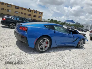2016 Chevrolet Corvette 1LT with VIN 1G1YB2D79G5118053, listed as a Copart auction lot 64128375 with 14,060 mi miles and Salvage title. Bid and sale history available at DreamBid. Image 3.