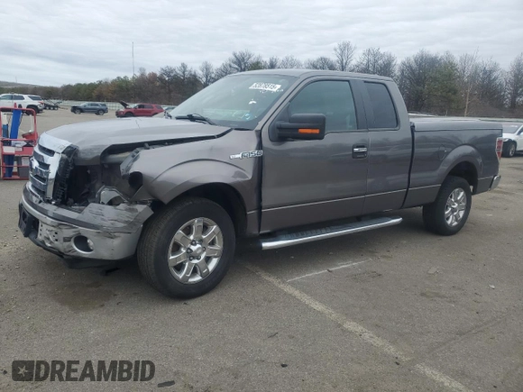 2013 Ford F-150 XL with VIN 1FTEX1CM8DFA50783, listed as a Copart auction lot 52878515 with 118,253 mi miles and Salvage Title. Bid and sale history available at carsss.com. Image 1.