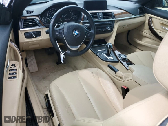 2014 BMW 4 Series 428i z VIN WBA3V5C54EP747860, wystawiony jako Copart lot #56187905 z przebiegiem 117 616 mil mil oraz Szkoda całkowita • Salvage title. Historia ofert i sprzedaży dostępna na DreamBid. Obrazek 8.