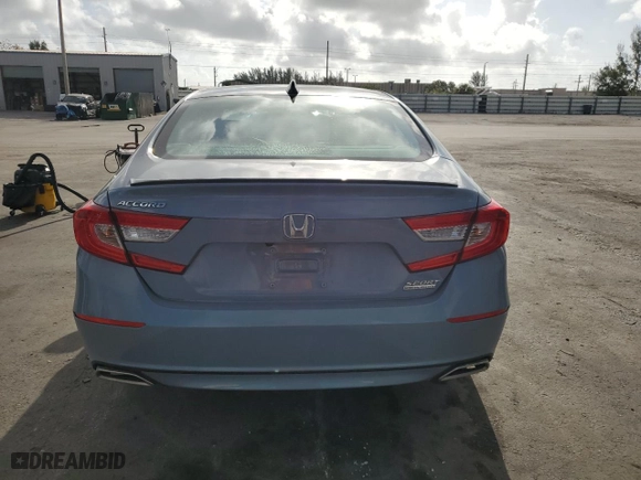 2022 Honda Accord Sedan Sport SE with VIN 1HGCV1F45NA082115, listed as a Copart auction lot 51663905 with 37,954 mi miles and Clean Title. Bid and sale history available at carsss.com. Image 6.