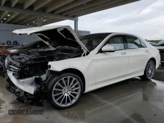 2015 Mercedes-Benz S-Class S 550 with VIN WDDUG8CB2FA147521, listed as a Copart auction lot 66689864 with 0 mi miles and Salvage Title. Bid and sale history available at carsss.com. Image 1.