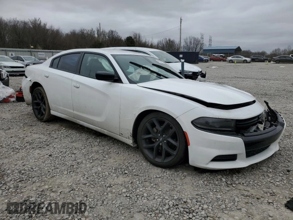 2022 Dodge Charger SXT with VIN 2C3CDXBG7NH202121, listed as a Copart auction lot 48325135 with 65,821 mi miles and Salvage Title. Bid and sale history available at DreamBid. Image 4.