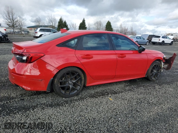 2022 Honda Civic Sedan Sport with VIN 2HGFE2F59NH500351, listed as a Copart auction lot 49440725 with 60,425 mi miles and Salvage Title. Bid and sale history available at carsss.com. Image 3.