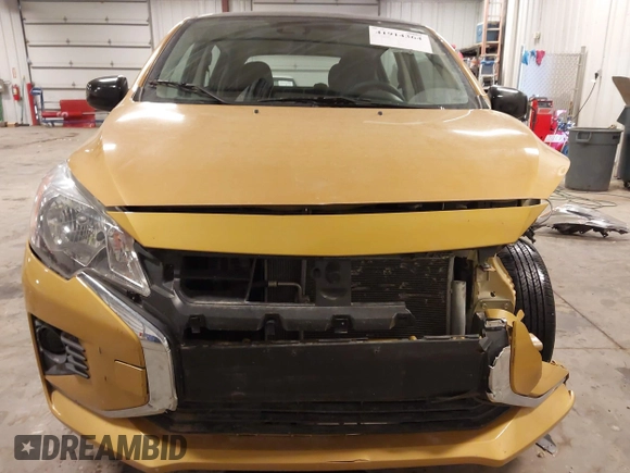 2023 Mitsubishi Mirage Black Edition with VIN ML32AWHJ0PH001038, listed as a IAAI auction lot 41914364 with 25,165 mi miles and . Bid and sale history available at DreamBid. Image 12.