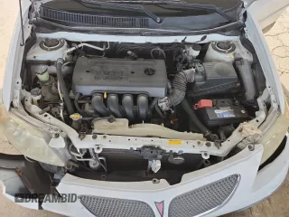 2007 Pontiac Vibe with VIN 5Y2SL65877Z430535, listed as a Copart auction lot 60508955 with 91,000 mi miles and Salvage title. Bid and sale history available at DreamBid. Image 11.