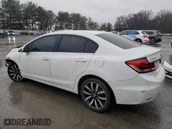 2015 Honda Civic Sedan EX-L with VIN 19XFB2F93FE077693, listed as a Copart auction lot 44203205 with 142,803 mi miles and Salvage Title. Bid and sale history available at carsss.com. Image 2.