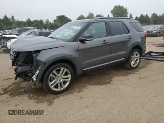 2017 Ford Explorer XLT z VIN 1FM5K8D80HGB51952, wystawiony jako Copart lot #60951985 z przebiegiem 80 198 mil mil oraz Szkoda całkowita • Salvage title. Historia ofert i sprzedaży dostępna na DreamBid. Obrazek 1.