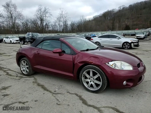 2007 Mitsubishi Eclipse GT with VIN 4A3AL35T97E044749, listed as a Copart auction lot 42902165 with 167,492 mi miles and Salvage Title. Bid and sale history available at carsss.com. Image 10.
