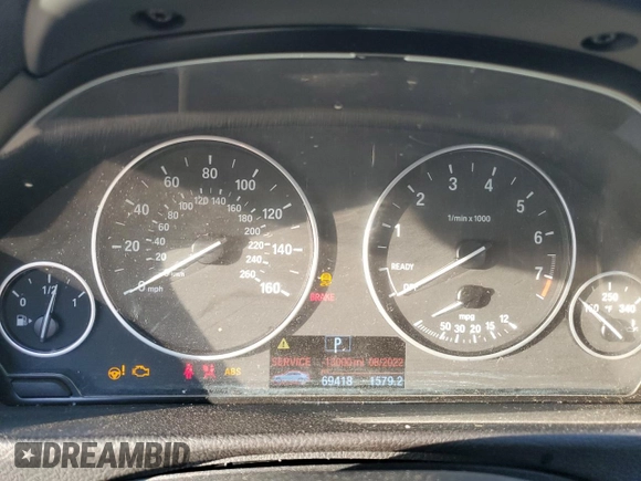 2017 BMW 3 Series 320i with VIN WBA8E1G31HNU19030, listed as a Copart auction lot 46920075 with 69,418 mi miles and Salvage Title. Bid and sale history available at carsss.com. Image 9.