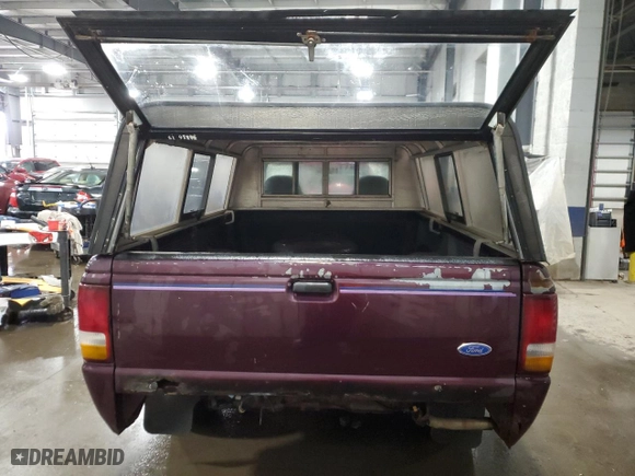 1993 Ford Ranger Splash with VIN 1FTCR10A2PPB24564, listed as a Copart auction lot 84108204 with 57,783 mi miles and Salvage Title. Bid and sale history available at carsss.com. Image 6.