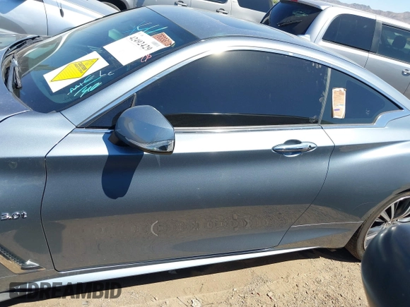 2018 Infiniti Q60 Sport with VIN JN1EV7EK5JM343104, listed as a IAAI auction lot 42492429 with 80,164 mi miles and . Bid and sale history available at DreamBid. Image 14.