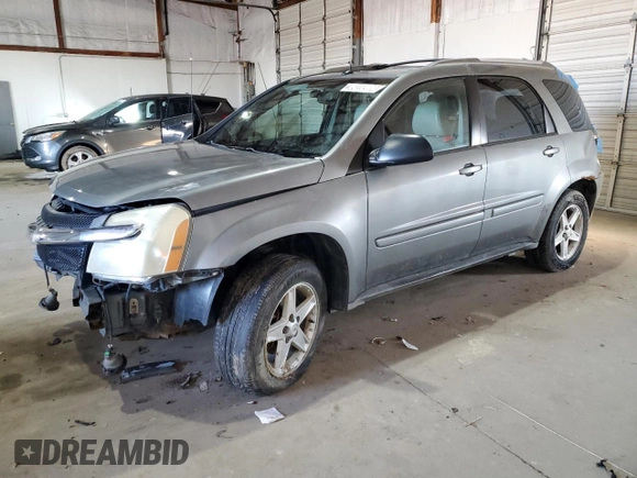 2005 Chevrolet Equinox LT with VIN 2CNDL63FX56097052, listed as a Copart auction lot 46343675 with 0 mi miles and Salvage Title. Bid and sale history available at carsss.com. Image 1.