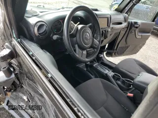 2017 Jeep Wrangler Sport with VIN 1C4AJWAG8HL569835, listed as a Copart auction lot 52822585 with 46,023 mi miles and Salvage Title. Bid and sale history available at DreamBid. Image 8.