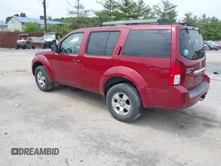 2008 Nissan Pathfinder SE z VIN 5N1AR18B58C654360, wystawiony jako IAAI lot #42353965 z przebiegiem 196 228 mil mil oraz . Historia ofert i sprzedaży dostępna na DreamBid. Obrazek 3.