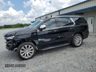 2024 Chevrolet Tahoe Premier with VIN 1GNSKSKD4RR118454, listed as a Copart auction lot 61669185 with 55,663 mi miles and Salvage title. Bid and sale history available at DreamBid. Image 1.