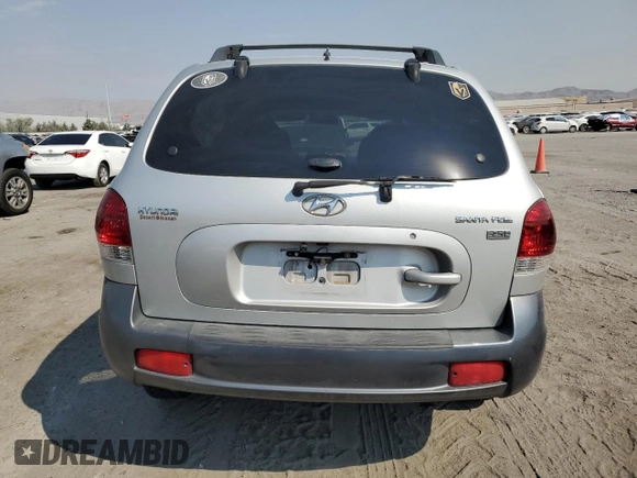 2005 Hyundai Santa Fe GLS with VIN KM8SC13EX5U969510, listed as a Copart auction lot 70890884 with 135,697 mi miles and Salvage Title. Bid and sale history available at carsss.com. Image 6.