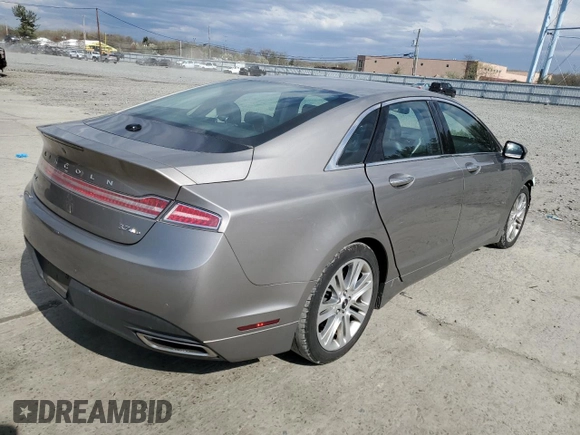 2015 Lincoln MKZ with VIN 3LN6L2JK8FR627515, listed as a Copart auction lot 52790875 with 80,810 mi miles and Salvage title. Bid and sale history available at DreamBid. Image 3.