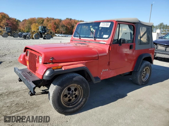 1993 Jeep Wrangler "S" with VIN 1J4FY19P2PP246553, listed as a Copart auction lot 77257954 with 188,373 mi miles and Clean Title. Bid and sale history available at carsss.com. Image 1.