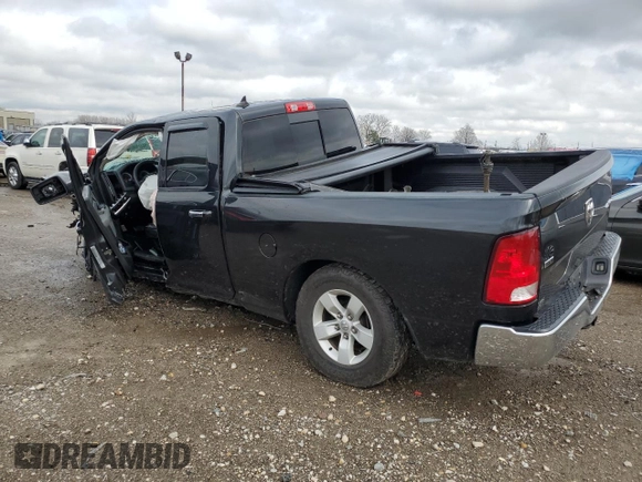 2018 Ram 1500 SLT with VIN 1C6RR7GG1JS307537, listed as a Copart auction lot 46714854 with Not provided miles and Salvage title. Bid and sale history available at DreamBid. Image 2.